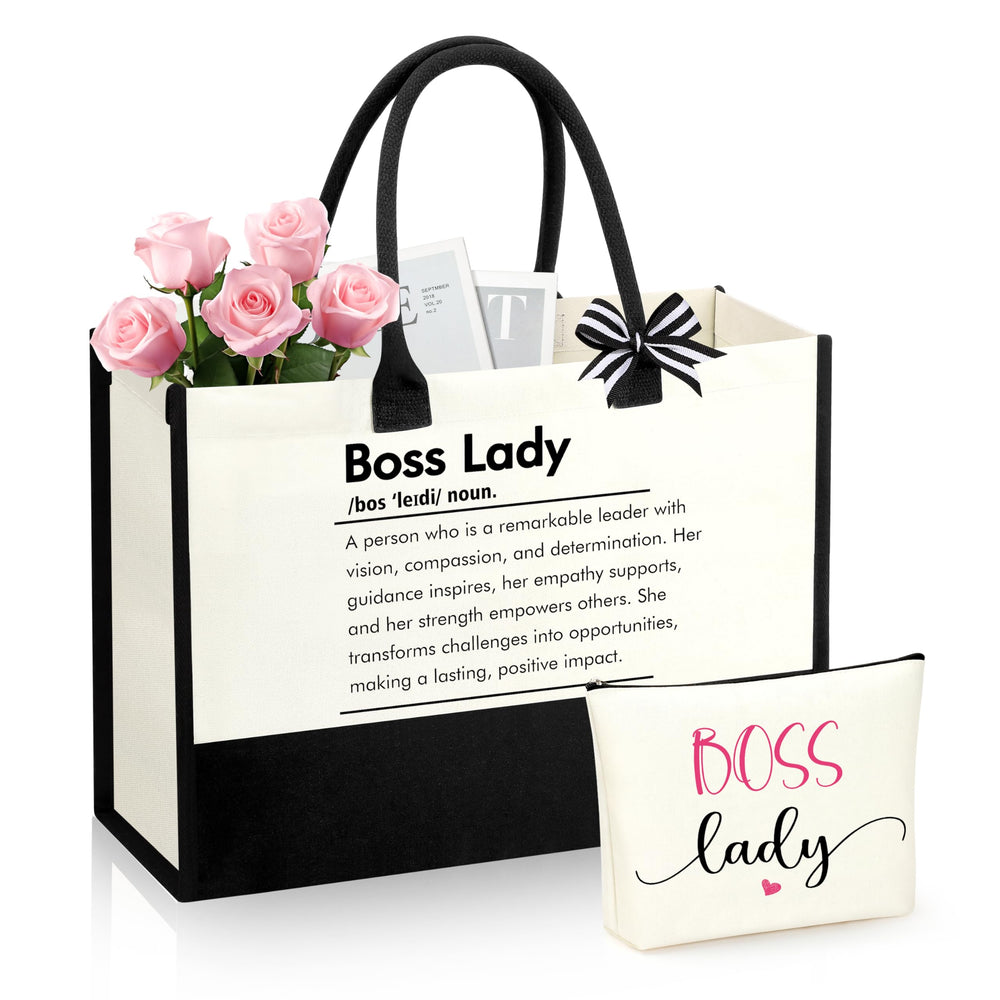 SiplyHaven Boss Lady tote bag in durable canvas with ample space