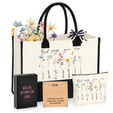SiplyHaven Christian women's tote bag with God says you are message for daily use.
