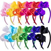 SIQUK bow headbands pink for everyday wear with soft ribbon