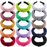 SIQUK top knot headband pink closeup highlights soft satin wrap for daily wear