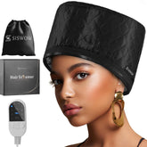 SISWOW hair steamer cap front view for full head conditioning coverage