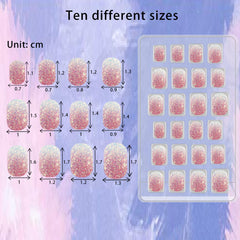 SIUSIO varied sizes kids nail tips for a perfect fit across fingers.