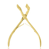 SIVOTE tape-in plier in gold clamp enables precise, secure application.