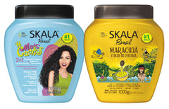 SKALA Hair Type 3ABC bottle pours hydrating conditioner for defined curls.