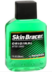 Skin Bracer Original label closeup highlighting the classic masculine scent.