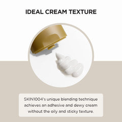 SKIN1004 Centella Cream texture swirl demonstrates light moisture