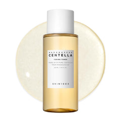 SKIN1004 Centella Toner bottle demonstrates hydrating, soothing formula for sensitive skin