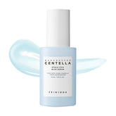 SKIN1004 Hyalu-Cica Blue Serum bottle shows deep hydration for daily comfort.