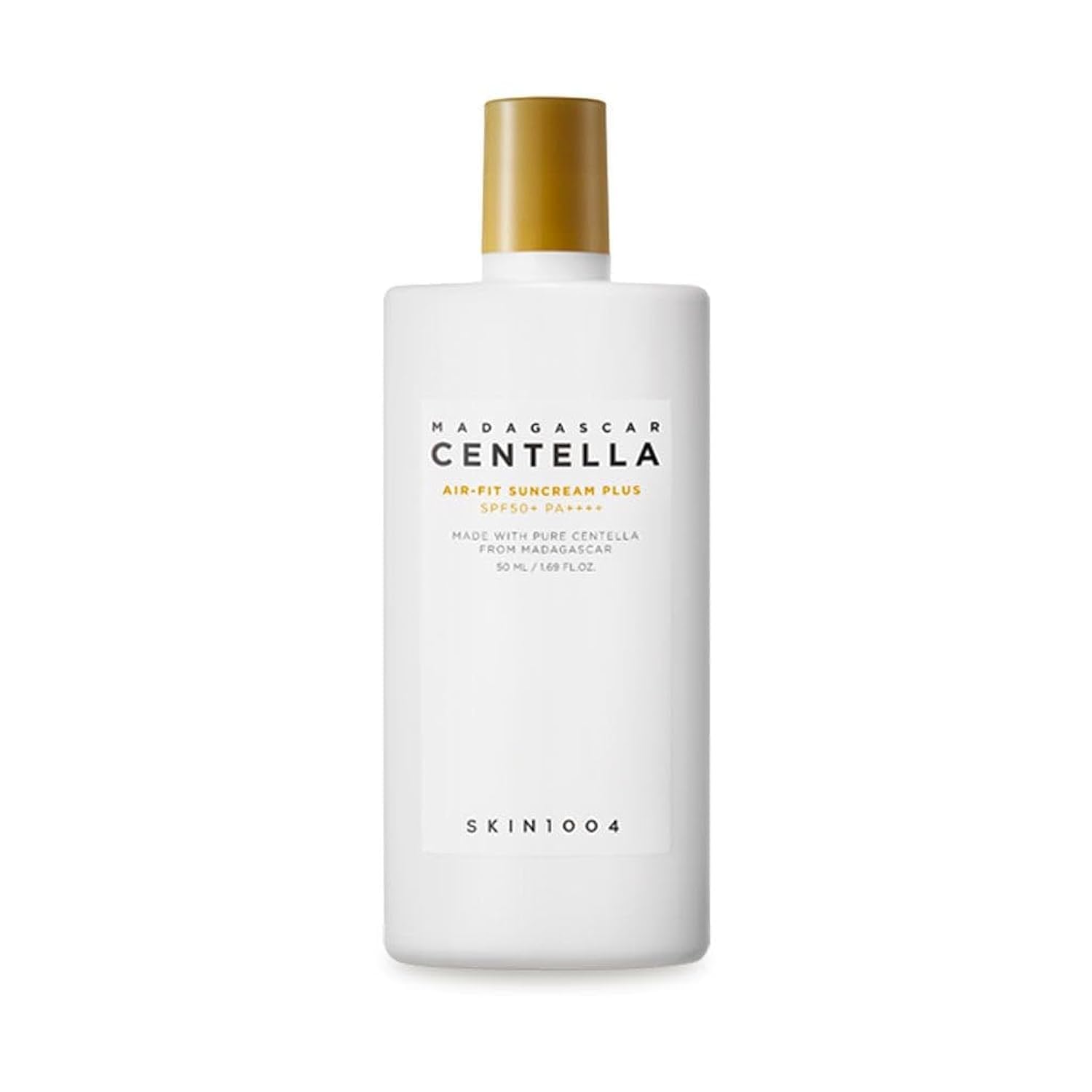 SKIN1004 Madagascar Centella Air-fit Suncream Plus bottle with lightweight matte protection.