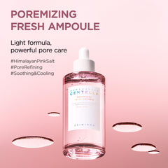 SKIN1004 Madagascar Centella Poremizing Ampoule swirl close-up with refreshing texture.