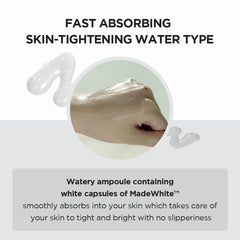 SKIN1004 Madagascar Centella Tone Brightening Capsule Ampoule application on skin.