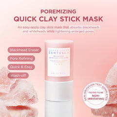 SKIN1004 Poremizing texture close-up: pink clay for smooth skin and oil control.