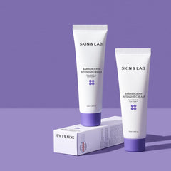 SKIN&LAB Barrierderm Intensive Cream texture close-up showing lightweight, non-greasy feel.
