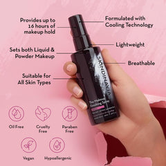 Skindinavia bridal setting spray mist on makeup promotes wedding-day longevity