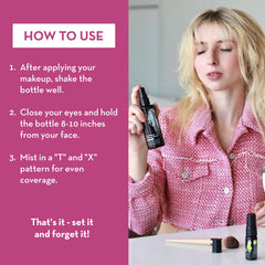 Skindinavia heat-resistant spray provides cooling feel and shine control in hot weather.