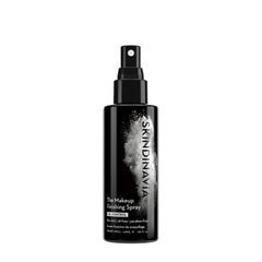 SKINDINAVIA makeup finishing spray bottle offers smudge-free all-day wear and oil control.