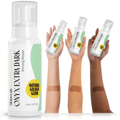 Skinerals extra dark tanner foam-dispense enables quick, streak-free coverage