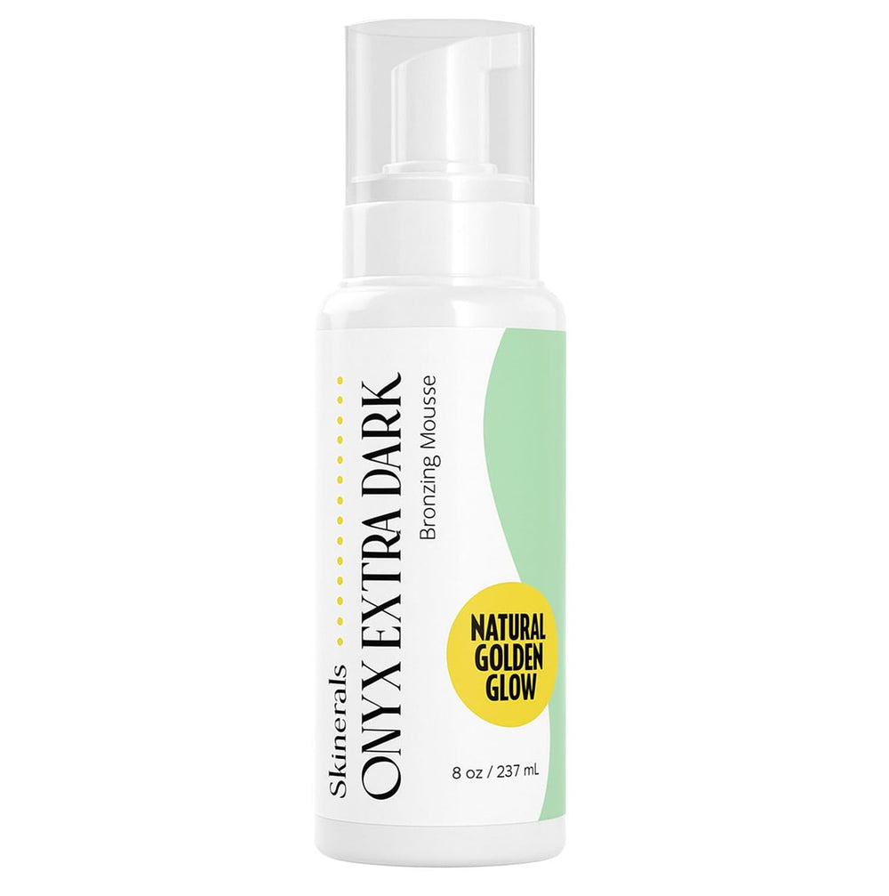 Skinerals extra dark tanner onyx bottle delivers a bold, even bronze finish