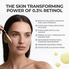 SKINERSE serum pump dispense shows easy daily application and quick absorption.