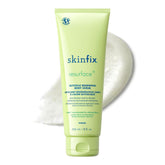 Skinfix Glycolic Renewing Scrub tube on shelf demonstrates dual-action exfoliation for smoother skin