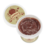 SKINFOOD 1957 Black Sugar Strawberry Mask jar showing exfoliating formula and strawberry scent.