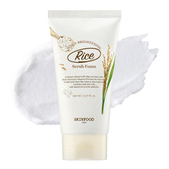SKINFOOD 1957 Rice Daily Scrub Foam packshot showing gentle exfoliation for refreshed skin