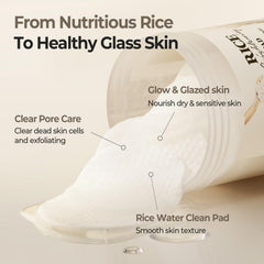 SKINFOOD 1957 Rice Toner Pad fermentation ingredients nourishing amino acids
