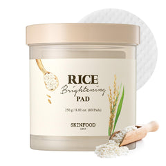 SKINFOOD 1957 Rice Toner Pad glow-application enhances radiance and hydration