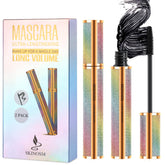 SKINOSM 2-pack mascara box shows value and waterproof performance for all-day wear.