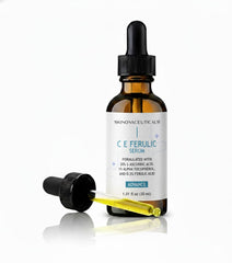 SkinovaCeuticals C E Ferulic bottle with dropper delivers antioxidant protection and radiant skin.