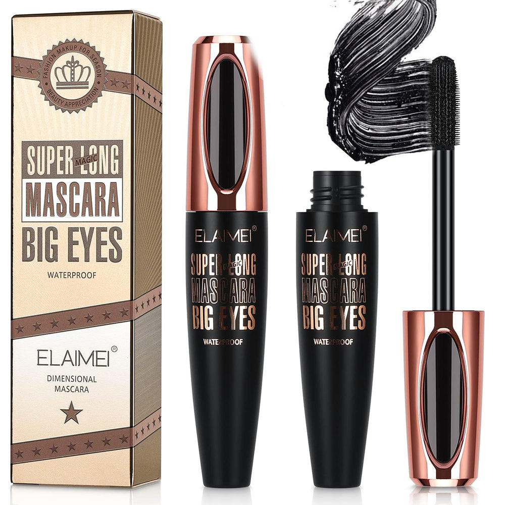 SKINOSM 2Pack Mascara Black Volume Length tube duo for bold eyes.