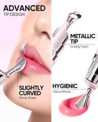 Skintific peptide-plump formula highlighting subtle lip plumping effect