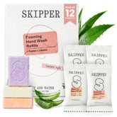 Skipper foaming hand soap tablet refill in vanilla-coconut-chai aroma for easy hand cleansing