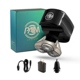 Skull Shaver Palm Shaver ergonomic handle enables easy, precise head and face shaving