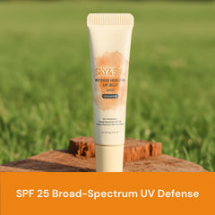 Sky and Sol Lip Jelly SPF 25 moisturizing lips with protective glow