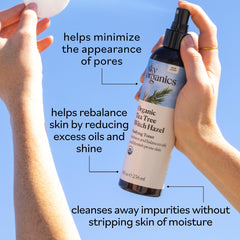 Sky Organics 8oz toner packaging offers a generous, everyday skincare solution