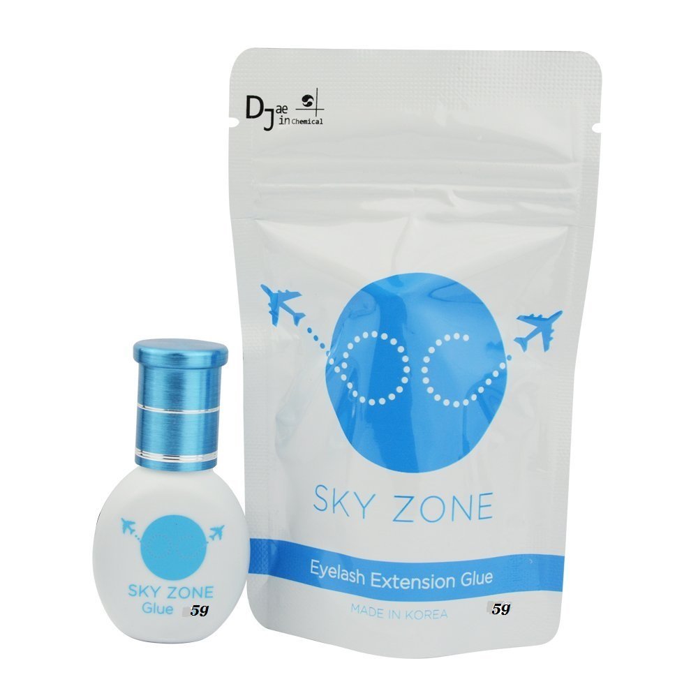 Sky Zone eyelash glue 5ml bottle for long-lasting extensions