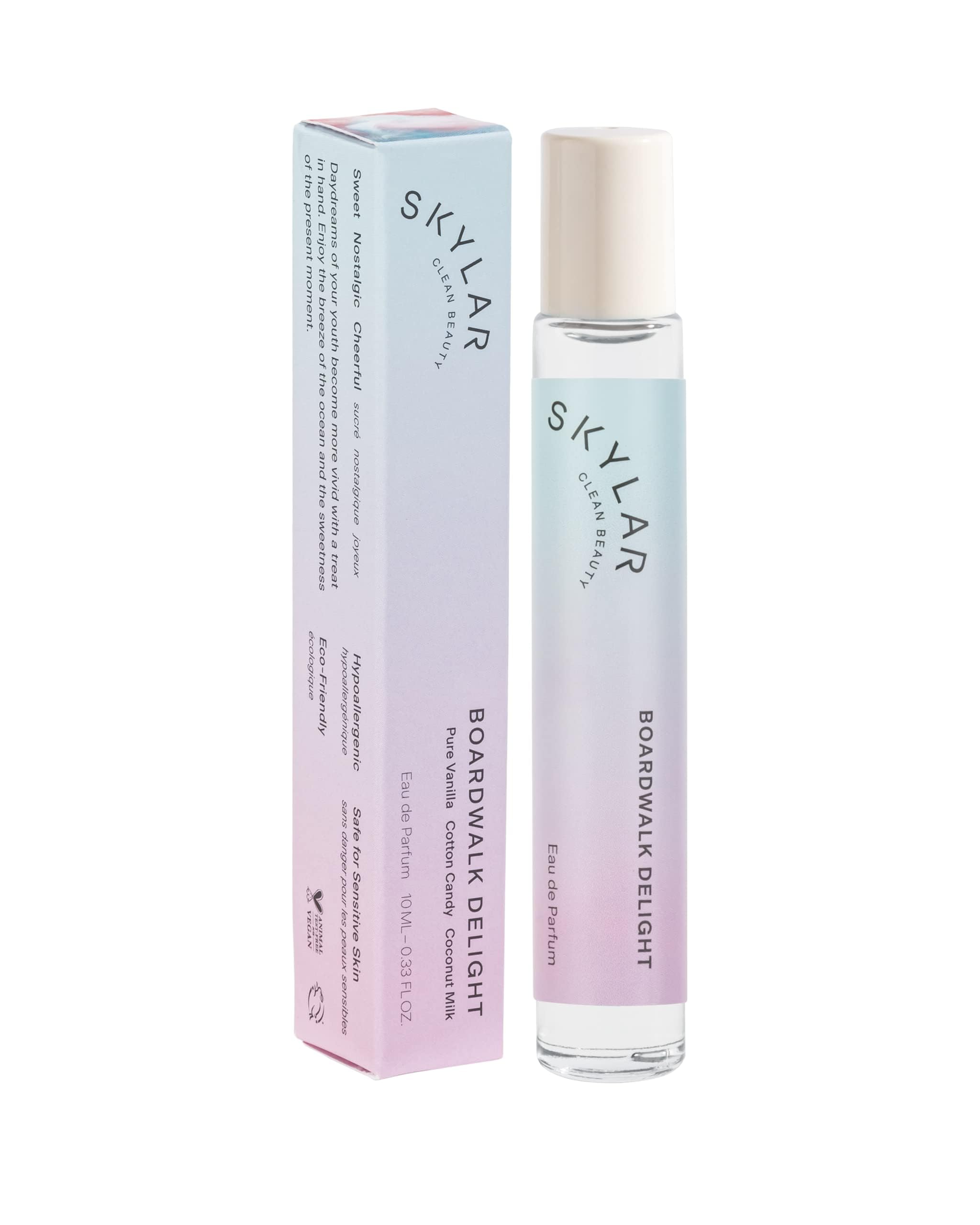 Skylar Boardwalk Delight bottle closeup for clean everyday wear