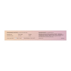 Skylar Pink Canyon EDP bottle cap close-up highlighting hypoallergenic composition.