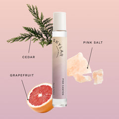 Skylar Pink Canyon EDP box packaging signals vegan, cruelty-free fragrance.