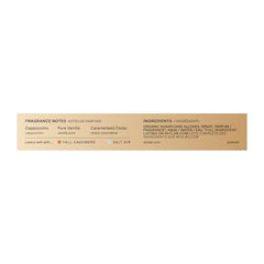 Skylar Vanilla Sky top notes with bergamot and cappuccino for refreshing opening