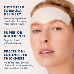 Skyn ICELAND Hydro Cool Forehead Patches cooling effect helps calm stressed skin during use.