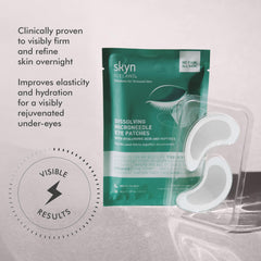 Skyn ICELAND eye patches worn on skin demonstrate comfortable contour fit