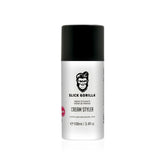 Slick Gorilla Hair Styling Cream bottle closeup shows lightweight, versatile grooming for daily looks.