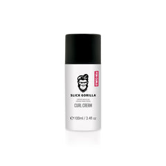 Slick Gorilla Curl Cream bottle front showing lightweight hold for defined curls.