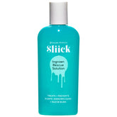 Sliick ingrown hair treatment bottle shown, supporting smoother skin and fewer bumps.