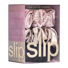 SLIP large scrunchie multi bun styling: creates voluminous buns with comfortable support.