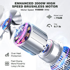 Slopehill compact lightweight dryer designed for travel and quick daily blowouts