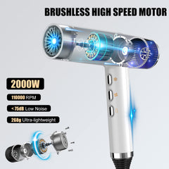 Slopehill hair dryer featuring intelligent fault diagnosis for easy maintenance.