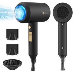 slopehill professional ionic hair dryer motor view shows high airflow for quick drying